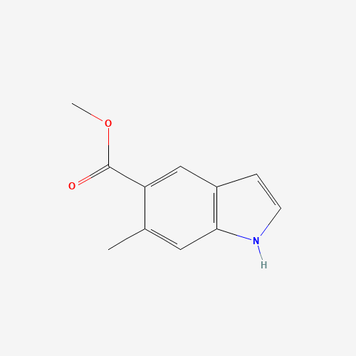 672293-36-6 methyl 6-methyl-1H-indole-5-carboxylate chemical structure