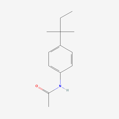 7463-20-9 N-[4-(2-methylbutan-2-yl)phenyl]acetamide chemical structure