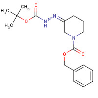 1609467-42-6 benzyl 3-[(2-methylpropan-2-yl)oxycarbonylhydrazinylidene]piperidine-1-carboxylate chemical structure