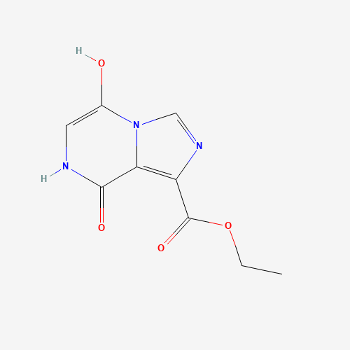 1256633-37-0 ethyl 5-hydroxy-8-oxo-7H-imidazo[1,5-a]pyrazine-1-carboxylate chemical structure