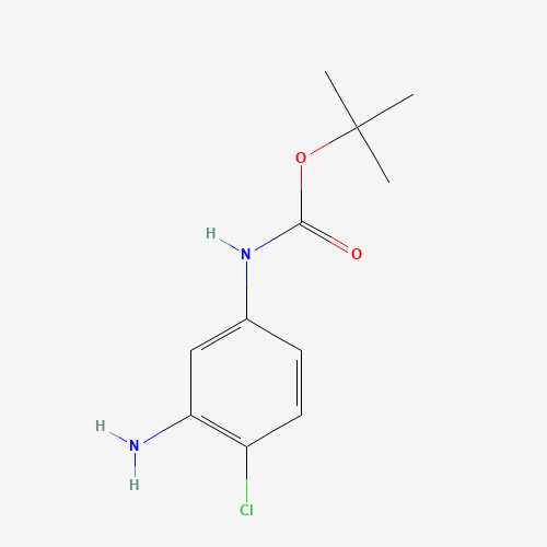 885270-73-5 tert-butyl N-(3-amino-4-chlorophenyl)carbamate chemical structure