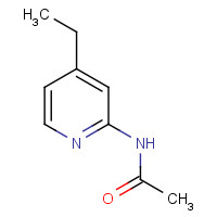 75308-78-0 N-(4-ethylpyridin-2-yl)acetamide chemical structure