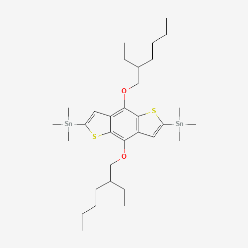 1160823-78-8 [4,8-bis(2-ethylhexoxy)-2-trimethylstannylthieno[2,3-f][1]benzothiol-6-yl]-trimethylstannane chemical structure