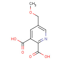 143382-03-0 5-(methoxymethyl)pyridine-2,3-dicarboxylic acid chemical structure