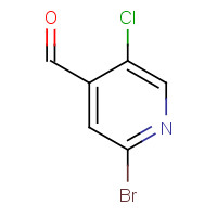 921630-14-0 2-bromo-5-chloropyridine-4-carbaldehyde chemical structure