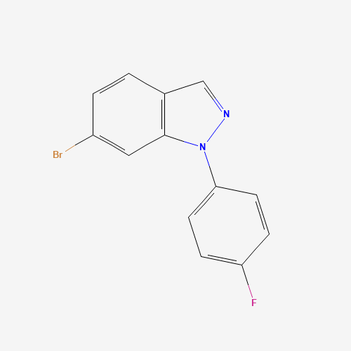 1426845-58-0 6-bromo-1-(4-fluorophenyl)indazole chemical structure