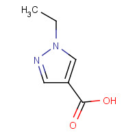 400858-54-0 1-ethylpyrazole-4-carboxylic acid chemical structure