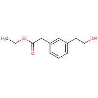 864154-25-6 ethyl 2-[3-(2-hydroxyethyl)phenyl]acetate chemical structure