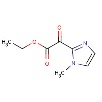 62366-58-9 ethyl 2-(1-methylimidazol-2-yl)-2-oxoacetate chemical structure