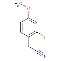 749934-29-0 2-(2-fluoro-4-methoxyphenyl)acetonitrile chemical structure