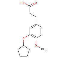 133332-30-6 3-(3-cyclopentyloxy-4-methoxyphenyl)propanoic acid chemical structure