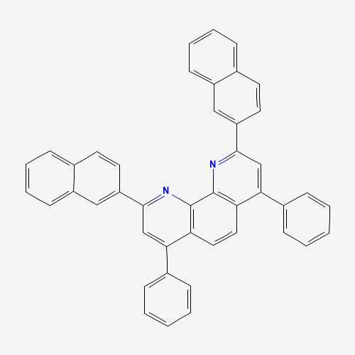 1174006-43-9 2,9-dinaphthalen-2-yl-4,7-diphenyl-1,10-phenanthroline chemical structure