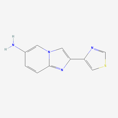 38923-00-1 2-(1,3-thiazol-4-yl)imidazo[1,2-a]pyridin-6-amine chemical structure