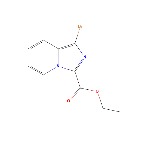 885276-59-5 ethyl 1-bromoimidazo[1,5-a]pyridine-3-carboxylate chemical structure