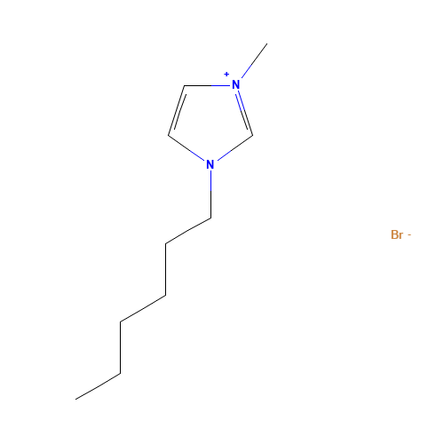 85100-78-3 1-hexyl-3-methylimidazol-3-ium;bromide chemical structure