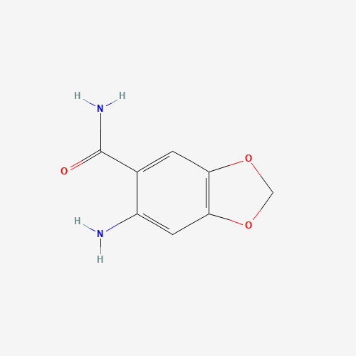 53216-40-3 6-amino-1,3-benzodioxole-5-carboxamide chemical structure