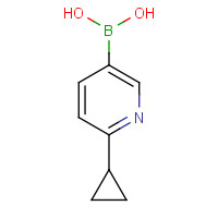 1253055-87-6 (6-cyclopropylpyridin-3-yl)boronic acid chemical structure