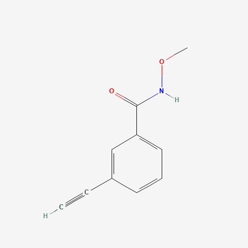 1027730-04-6 3-ethynyl-N-methoxybenzamide chemical structure