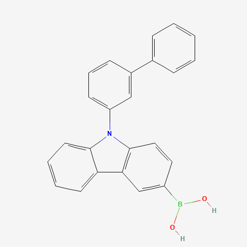 1416814-68-0 [9-(3-phenylphenyl)carbazol-3-yl]boronic acid chemical structure