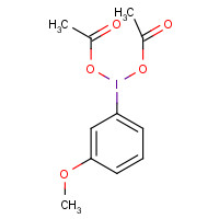 69180-50-3 [acetyloxy-(3-methoxyphenyl)-$l^{3}-iodanyl] acetate chemical structure
