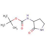 99780-97-9 tert-butyl N-(2-oxopyrrolidin-3-yl)carbamate chemical structure