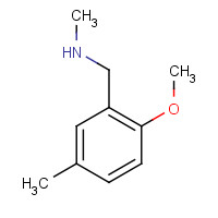 900641-05-6 1-(2-methoxy-5-methylphenyl)-N-methylmethanamine chemical structure