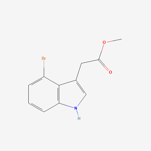 89245-37-4 methyl 2-(4-bromo-1H-indol-3-yl)acetate chemical structure