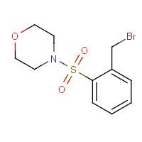 941717-06-2 4-[2-(bromomethyl)phenyl]sulfonylmorpholine chemical structure