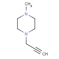 45813-02-3 1-methyl-4-prop-2-ynylpiperazine chemical structure