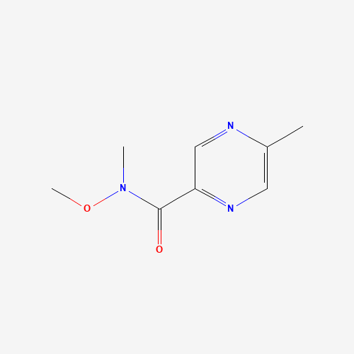 317335-27-6 N-methoxy-N,5-dimethylpyrazine-2-carboxamide chemical structure