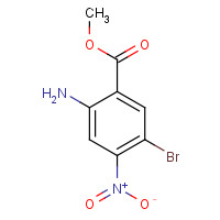 174566-52-0 methyl 2-amino-5-bromo-4-nitrobenzoate chemical structure