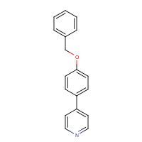 627906-66-5 4-(4-phenylmethoxyphenyl)pyridine chemical structure