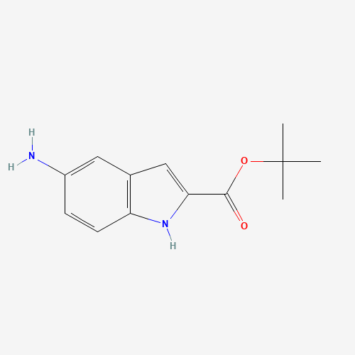 152213-43-9 tert-butyl 5-amino-1H-indole-2-carboxylate chemical structure