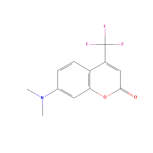 53518-14-2 7-(dimethylamino)-4-(trifluoromethyl)chromen-2-one chemical structure