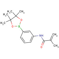 1056904-42-7 2-methyl-N-[3-(4,4,5,5-tetramethyl-1,3,2-dioxaborolan-2-yl)phenyl]prop-2-enamide chemical structure