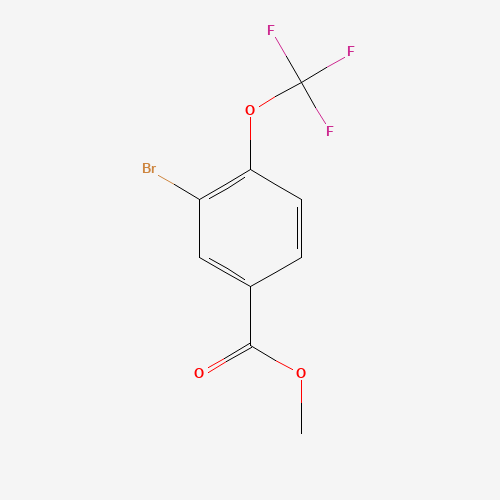 1131594-45-0 methyl 3-bromo-4-(trifluoromethoxy)benzoate chemical structure