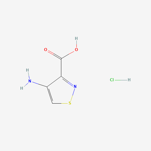 72632-94-1 4-amino-1,2-thiazole-3-carboxylic acid;hydrochloride chemical structure