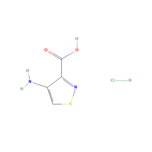 72632-94-1 4-amino-1,2-thiazole-3-carboxylic acid;hydrochloride chemical structure