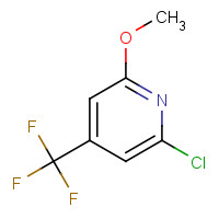 1160994-99-9 2-chloro-6-methoxy-4-(trifluoromethyl)pyridine chemical structure