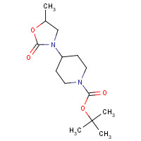 1246646-21-8 tert-butyl 4-(5-methyl-2-oxo-1,3-oxazolidin-3-yl)piperidine-1-carboxylate chemical structure