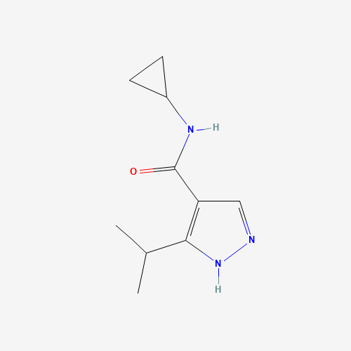 1369997-81-8 N-cyclopropyl-5-propan-2-yl-1H-pyrazole-4-carboxamide chemical structure