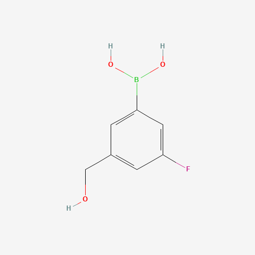 1146614-40-5 [3-fluoro-5-(hydroxymethyl)phenyl]boronic acid chemical structure