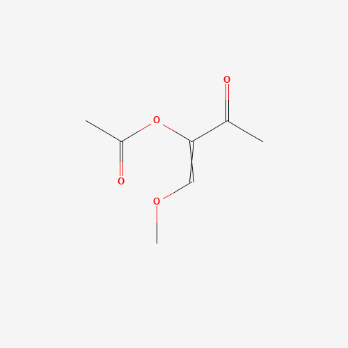 82217-49-0 (1-methoxy-3-oxobut-1-en-2-yl) acetate chemical structure
