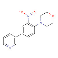 1259438-92-0 4-(2-nitro-4-pyridin-3-ylphenyl)morpholine chemical structure