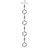 484067-45-0 trimethyl-[2-[4-[2-[4-[2-[4-(2-phenylethynyl)phenyl]ethynyl]phenyl]ethynyl]phenyl]ethynyl]silane chemical structure