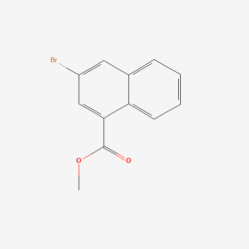 16650-63-8 methyl 3-bromonaphthalene-1-carboxylate chemical structure