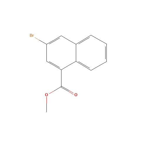 16650-63-8 methyl 3-bromonaphthalene-1-carboxylate chemical structure