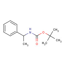 33036-40-7 tert-butyl N-(1-phenylethyl)carbamate chemical structure