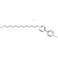 73605-96-6 1-methyl-4-(1-tetradecylpyridin-1-ium-4-yl)pyridin-1-ium;dichloride chemical structure