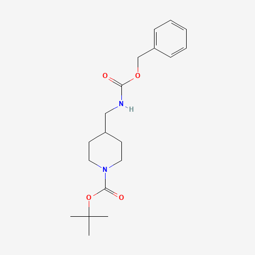 155456-33-0 tert-butyl 4-(phenylmethoxycarbonylaminomethyl)piperidine-1-carboxylate chemical structure